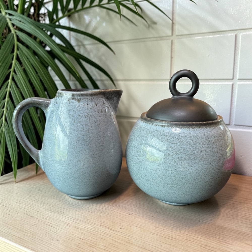 Jars France Stoneware Creamer & Sugar Bowl Set | Made in France | Glaze